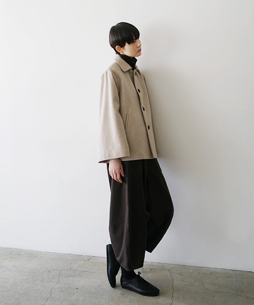 Mochiモチa-line short coat [dark mocha/ma25-co-01]
