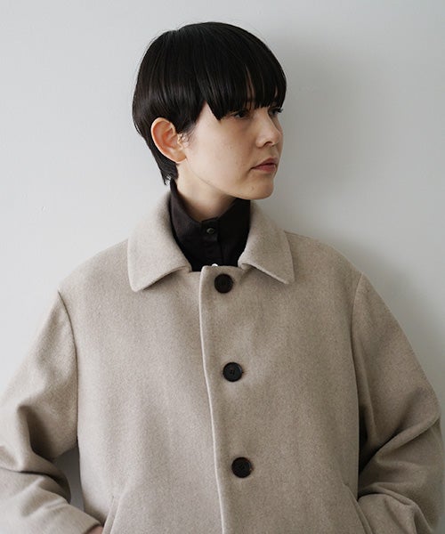 Mochiモチa-line short coat [dark mocha/ma25-co-01]