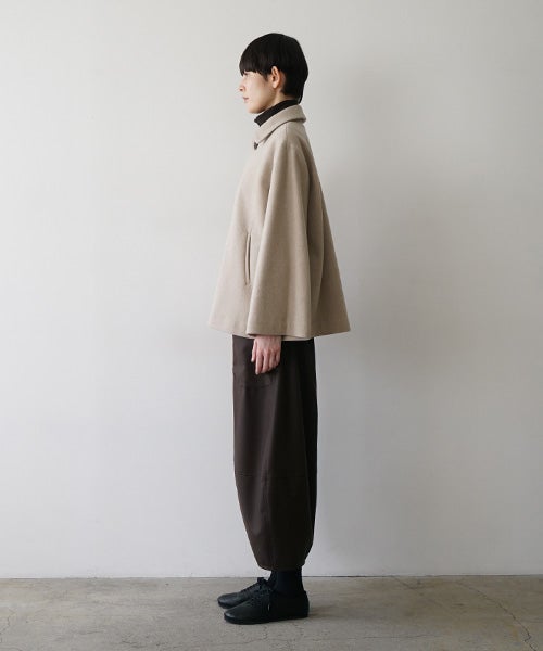 Mochiモチa-line short coat [dark mocha/ma25-co-01]