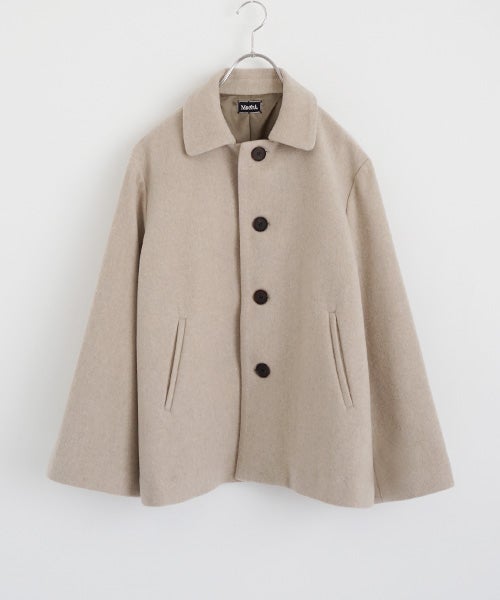 Mochiモチa-line short coat [dark mocha/ma25-co-01]