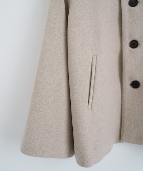 Mochiモチa-line short coat [dark mocha/ma25-co-01]