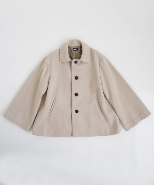 Mochiモチa-line short coat [dark mocha/ma25-co-01]