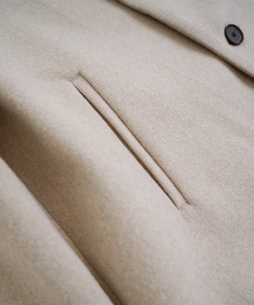 Mochiモチa-line short coat [dark mocha/ma25-co-01]