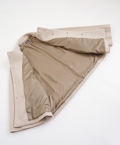 Mochiモチa-line short coat [dark mocha/ma25-co-01]