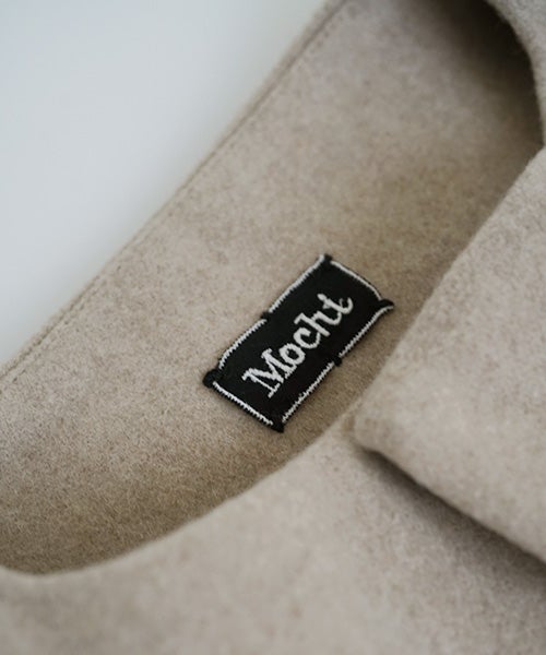 Mochiモチno collar coat [dark mocha/ma22-co-04]