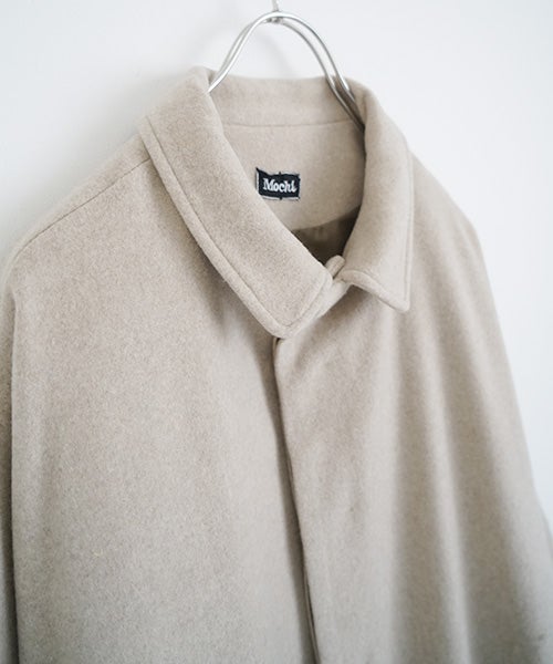 Mochi モチstand fall collar coat [dark mocha/ma21-co-02] 