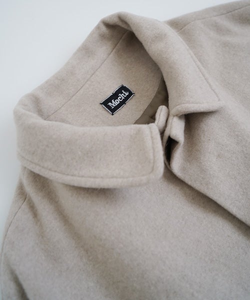 Mochi モチstand fall collar coat [dark mocha/ma21-co-02] 