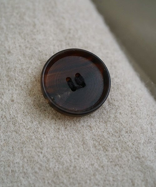 Mochi モチstand fall collar coat [dark mocha/ma21-co-02] 