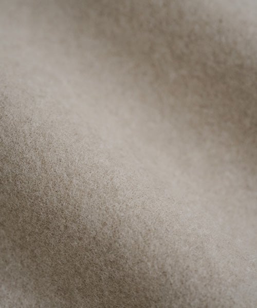 Mochi モチstand fall collar coat [dark mocha/ma21-co-02] 