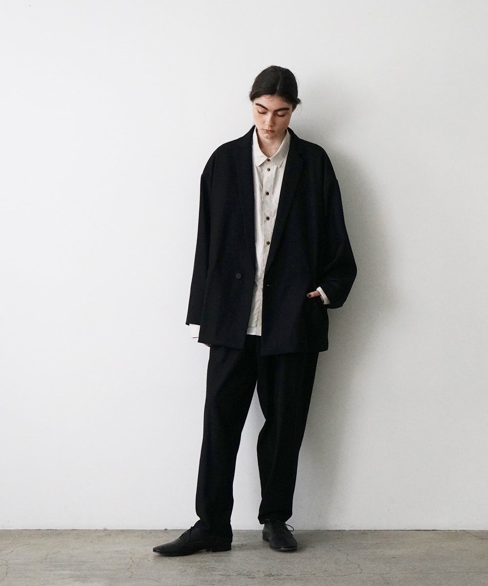 VUm double jacket FLANNEL WOOL / BLACK] vu-jkt-001