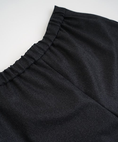 Mochiモチfront pleated culottes [dark gray/ma26-pt-01]