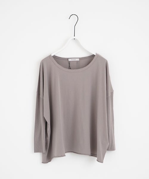 KristenseN DU NORDクリステンセンドゥノルドLONG SLEEVE T [O-389/933・04 greige] 