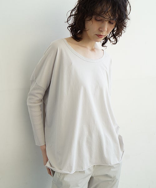 KristenseN DU NORDクリステンセンドゥノルドLONG SLEEVE T [O-389/933・04 greige] 