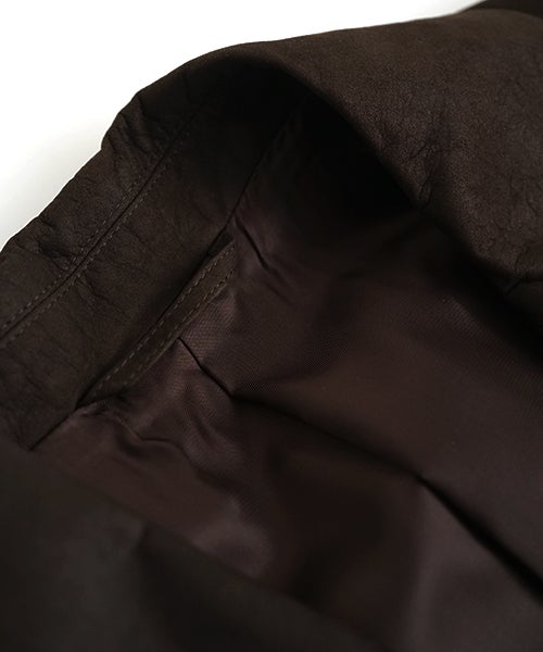 YOKO SAKAMOTOヨーコサカモトSUIT JACKETBROWN - NU YS - 26AW - 04