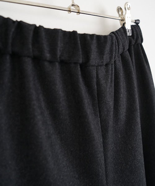 Mochiモチfront pleated culottes [dark mocha /ma26-pt-01] 