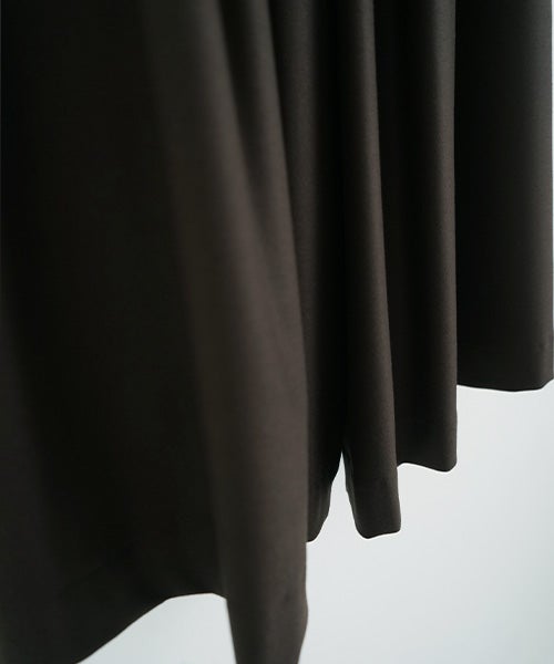 Mochiモチfront pleated culottes [dark mocha /ma26-pt-01] 
