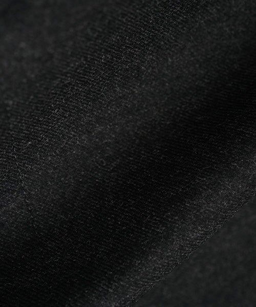 Mochiモチdouble slit shirt [dark gray/ma25-b-01]
