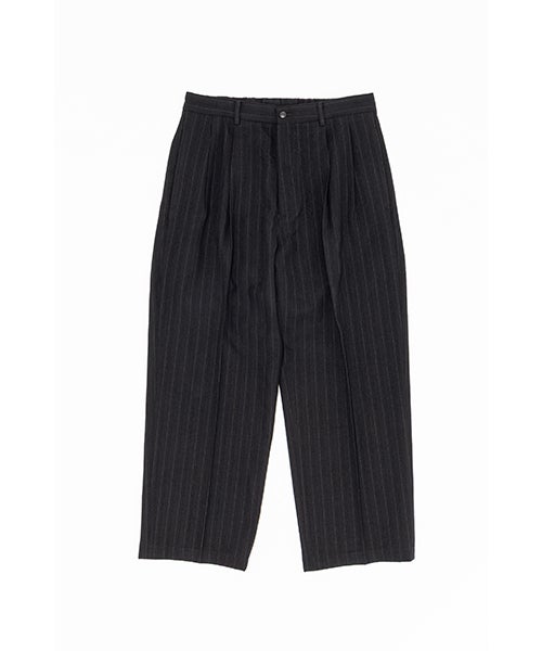 YOKO SAKAMOTO / ヨーコサカモトDOUBLE PLEATED TROUSERS (BLACK) YS - 26AW - 16