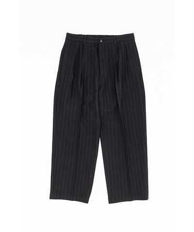 YOKO SAKAMOTO / ヨーコサカモトDOUBLE PLEATED TROUSERS (BLACK) YS - 26AW - 16