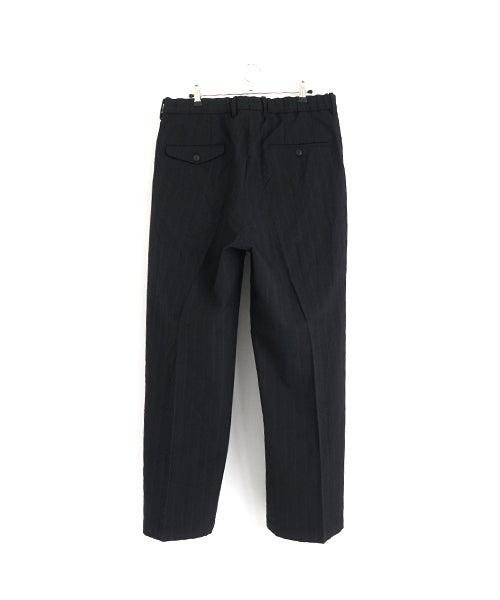 YOKO SAKAMOTO / ヨーコサカモトDOUBLE PLEATED TROUSERS (BLACK) YS - 26AW - 16