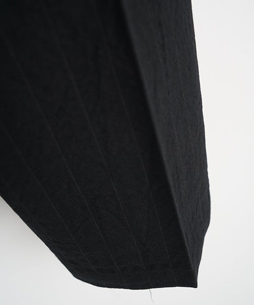 YOKO SAKAMOTO / ヨーコサカモトDOUBLE PLEATED TROUSERS (BLACK) YS - 26AW - 16