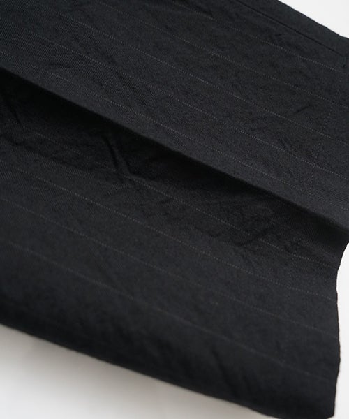 YOKO SAKAMOTO / ヨーコサカモトDOUBLE PLEATED TROUSERS (BLACK) YS - 26AW - 16