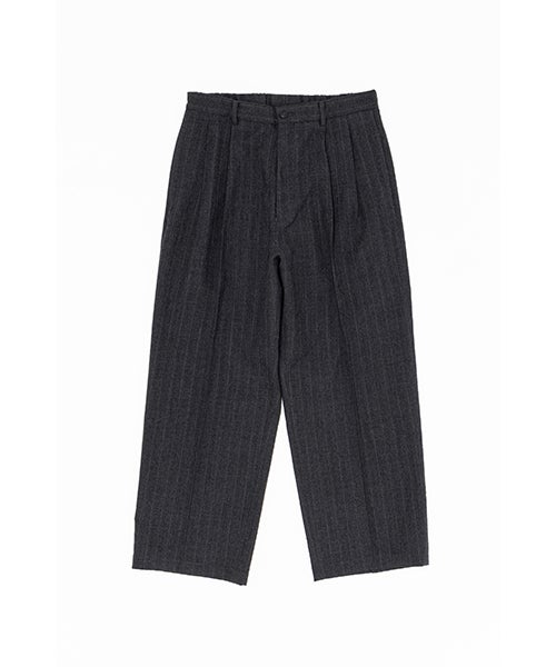 YOKO SAKAMOTO / ヨーコサカモトDOUBLE PLEATED TROUSERS (CHARCOAL GRAY) YS - 26AW - 16