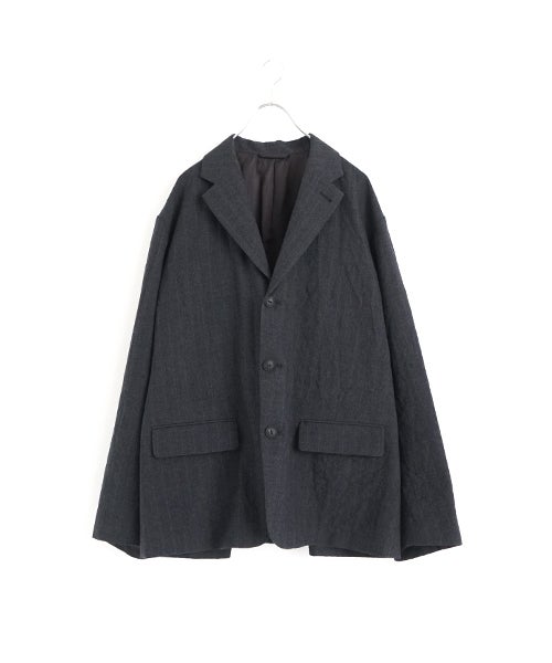 YOKO SAKAMOTOヨーコサカモトSUIT JACKET CHARCOAL GRAY YS - 26AW - 14