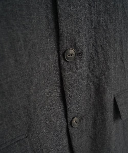 YOKO SAKAMOTOヨーコサカモトSUIT JACKET CHARCOAL GRAY YS - 26AW - 14