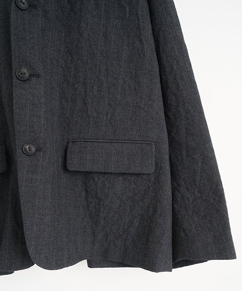 YOKO SAKAMOTOヨーコサカモトSUIT JACKET CHARCOAL GRAY YS - 26AW - 14