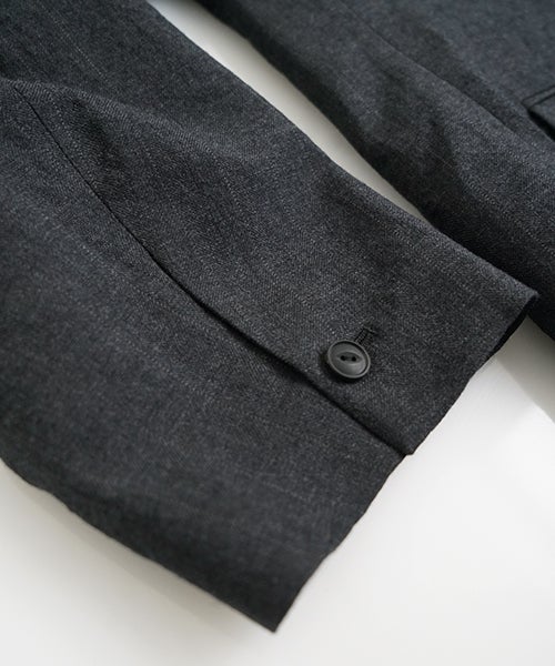 YOKO SAKAMOTOヨーコサカモトSUIT JACKET CHARCOAL GRAY YS - 26AW - 14