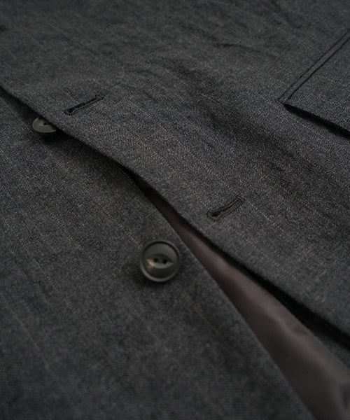 YOKO SAKAMOTOヨーコサカモトSUIT JACKET CHARCOAL GRAY YS - 26AW - 14