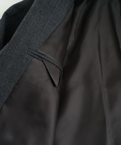 YOKO SAKAMOTOヨーコサカモトSUIT JACKET CHARCOAL GRAY YS - 26AW - 14