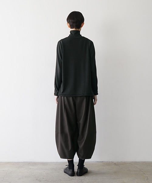 Mochiモチsarouel pants [dark mocha/ma24-pt-02] 