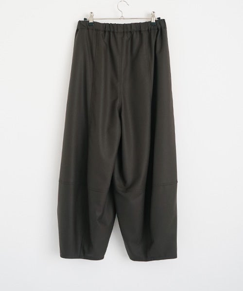 Mochiモチsarouel pants [dark mocha/ma24-pt-02] 