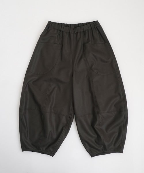 Mochiモチsarouel pants [dark mocha/ma24-pt-02] 