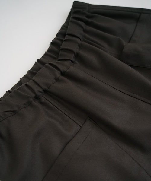 Mochiモチsarouel pants [dark mocha/ma24-pt-02] 