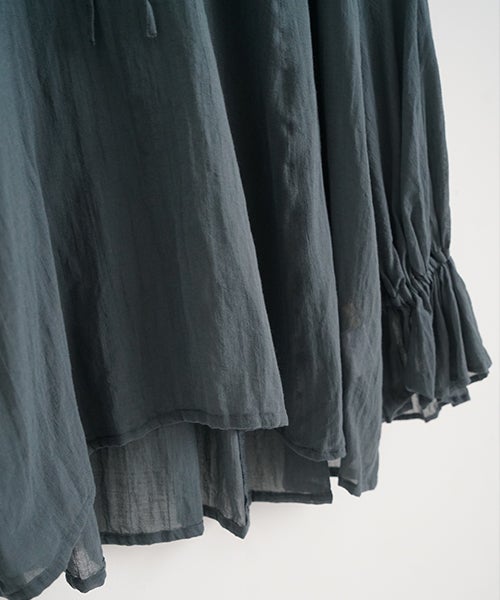 suzuki takayukiスズキタカユキsmock blouse [A271-12/pale fir green]