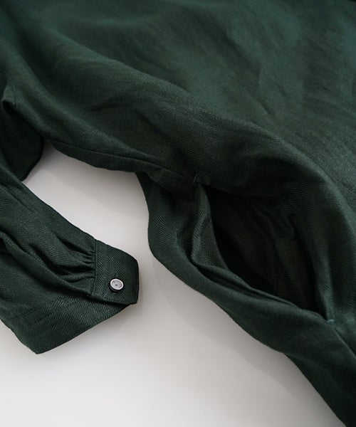 suzuki takayukiスズキタカユキpeasant dress [deep forest pine/A271-12]