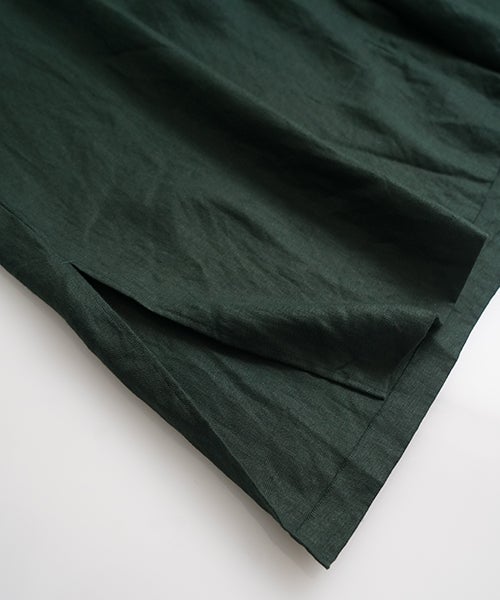 suzuki takayukiスズキタカユキpeasant dress [deep forest pine/A271-12]