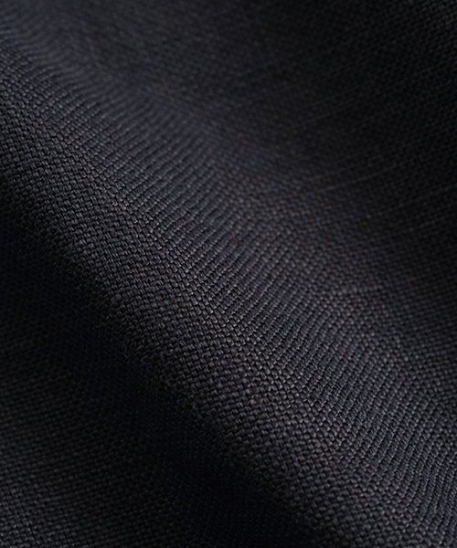 VUm hooded stand collar blouson FINX COTTON / BLACK] blu-009
