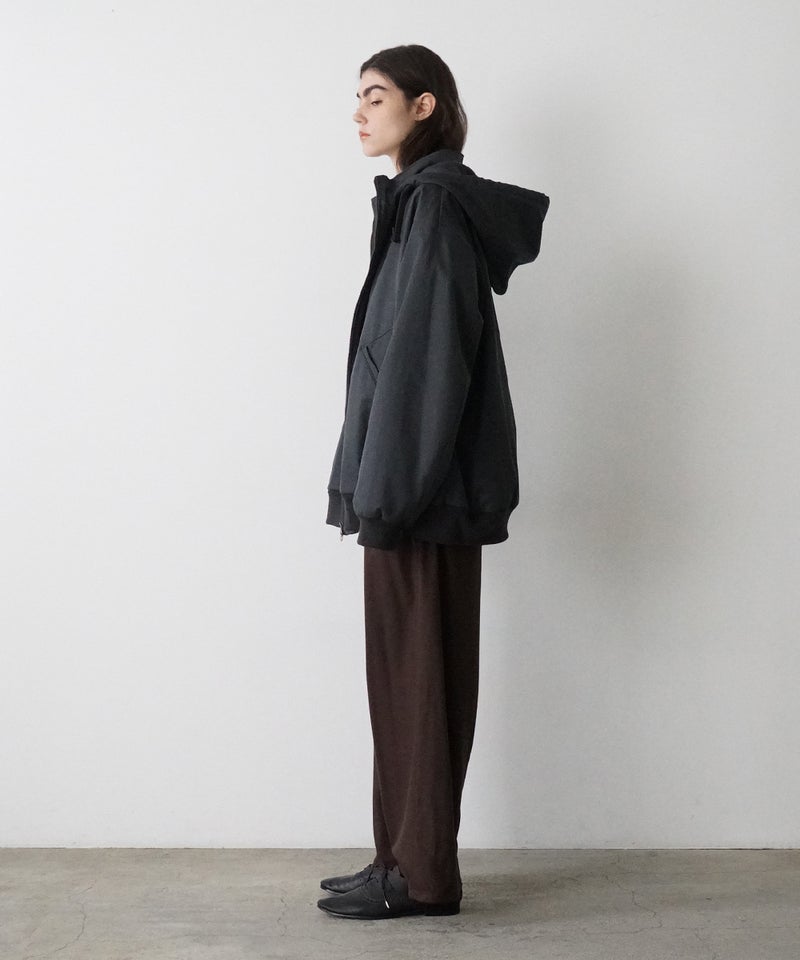VUm hooded stand collar blouson FINX COTTON /GRAHITE blu-009