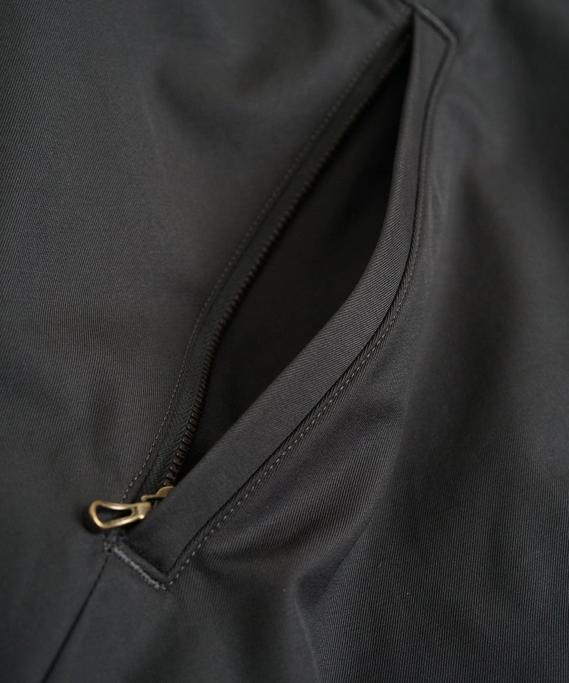 VUm hooded stand collar blouson FINX COTTON /GRAHITE blu-009