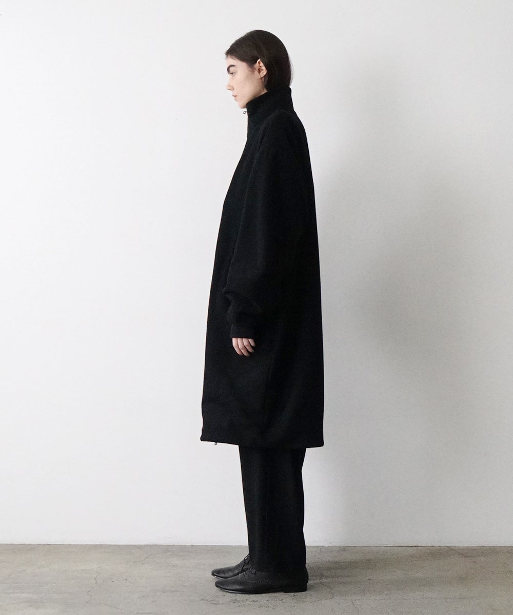 VUm stand collar flight coat MELTON WOOL / BLACK] vu-cot-004