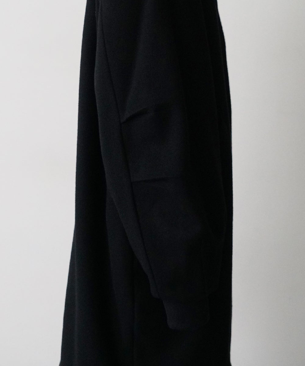VUm stand collar flight coat MELTON WOOL / BLACK] vu-cot-004