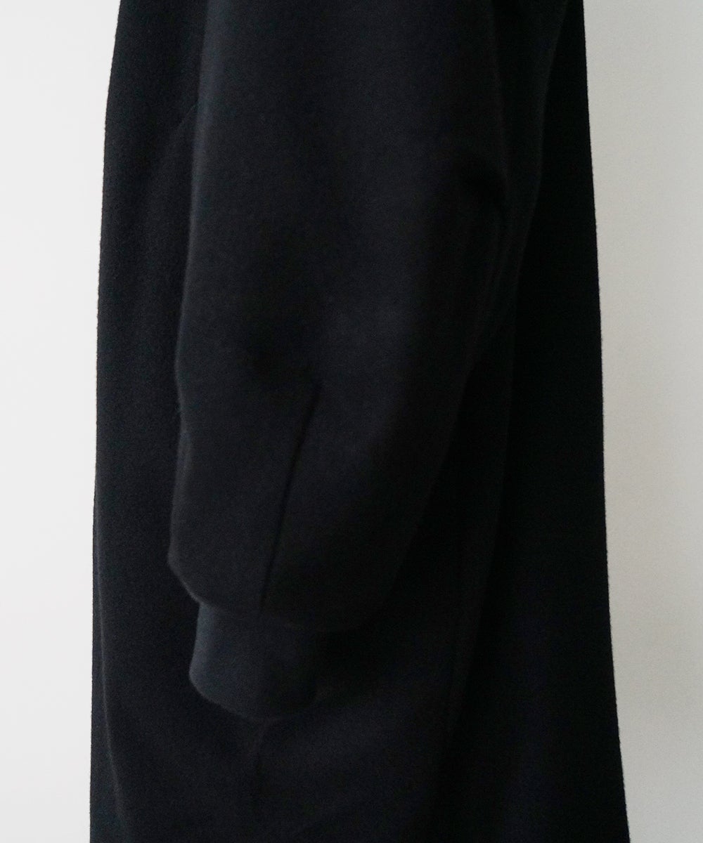 VUm stand collar flight coat MELTON WOOL / BLACK] vu-cot-004
