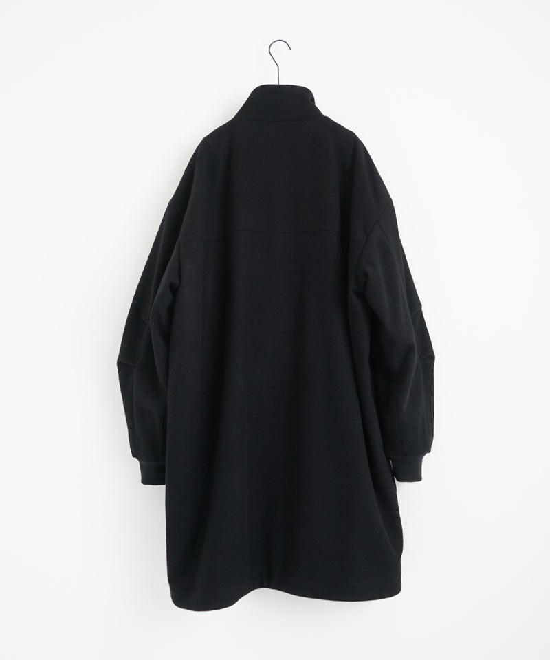 VUm stand collar flight coat MELTON WOOL / BLACK] vu-cot-004