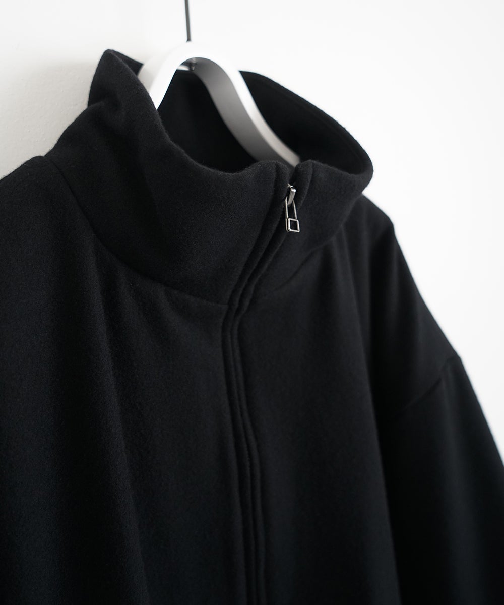 VUm stand collar flight coat MELTON WOOL / BLACK] vu-cot-004