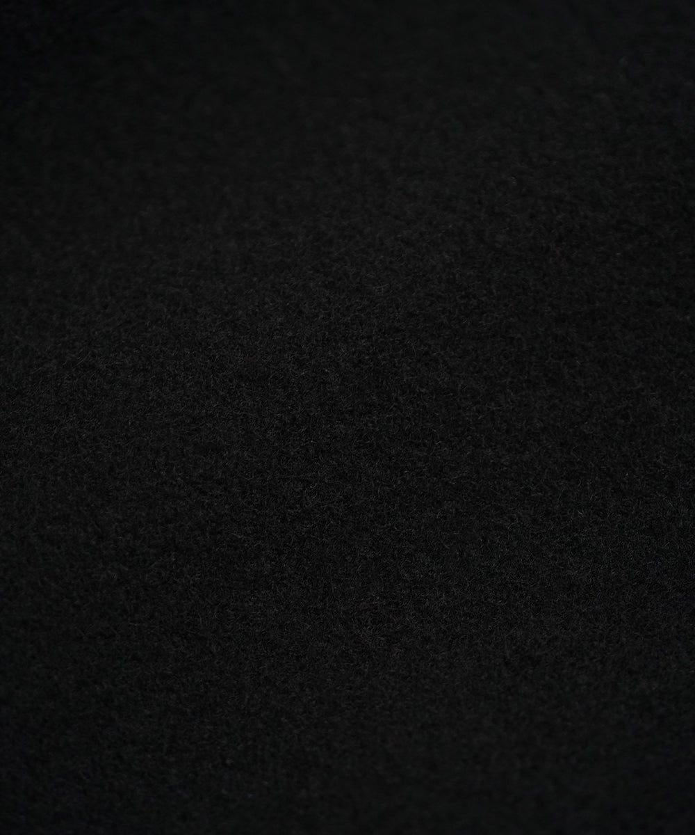 VUm stand collar flight coat MELTON WOOL / BLACK] vu-cot-004