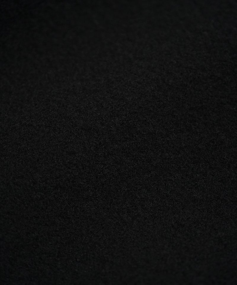 VUm stand collar flight coat MELTON WOOL / BLACK] vu-cot-004